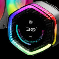 Tản nhiệt nước CPU CoolerMaster MasterLiquid ION 360 ARGB Black (LGA1851/1700/1200/115x, AM5/AM4, LCD)