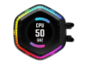 Tản nhiệt nước CPU CoolerMaster MasterLiquid ION 360 ARGB Black (LGA1851/1700/1200/115x, AM5/AM4, LCD)