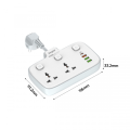 Ổ Cắm Điện Energizer EPB2503EUWE (2 x Cổng AC, 3 x Cổng USB-A, 1 x Cổng USB-C, 2 Mét)