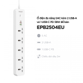 Ổ Cắm Điện Energizer EPB2504EUWE (5 x Cổng AC, 2 x Cổng USB-A, 1 x Cổng USB-C, 2 Mét)