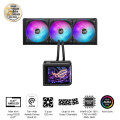 Tản Nhiệt Nước AIO ASUS ROG Ryuo IV SLC 360 ARGB (LGA1851/1700, AM5/AM4, Màn cong AMOLED 6.67 inch, Bơm Asetek Emma Gen8 V2)