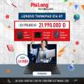 Laptop Lenovo ThinkPad E14 G7 21SX002RVA (Core Ultra 5 225U, RAM 16GB, SSD 1TB, Màn Hình 14inch WUXGA, Intel Graphics, NoOs, Đen)