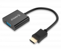 Đầu chuyển đổi HDMI sang VGA ORICO DHTV-C20-BK, HDMI dương, VGA âm