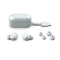 Tai Nghe True Wireless JLab Go Pop+ Cloud White (Bluetooth 5.3, Pin 9 giờ, IPX4)