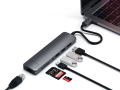 Cổng Chuyển USB-C 7in1 Satechi ST-P7SK Multiport Slim Ethernet HDMI 4K