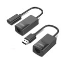 Đầu Nối Dài USB Sang LAN UNITEK Y-2505