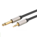 Cáp Audio 3.5mm sang 6.5mm, Bọc sợi Nilon, Dài 1M Ugreen 10625