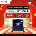 Laptop Gaming Lenovo Legion 5 15IRX10 (83LY00A7VN) (Intel Core I7-14700HX, Ram 16GB, SSD 512GB, RTX 5050 8GB GDDR7, Màn Hình 15.1inch WQXGA OLED 165Hz, Windows 11 Home + Office Home, Màu Đen)
