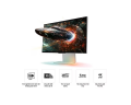Màn Hình Gaming SAMSUNG Odyssey 3D G90XF LS27FG900XEXXV (27 inch, IPS, 4K, 165Hz, 1ms, Speaker)