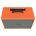 LOA KARAOKE PARAMAX PASION MOZO ORANGE LEATHER (Bass đôi 20cm, 275W, Kèm 2 Micro)