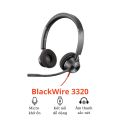 Tai Nghe Có Dây Poly BlackWire 3320 USB