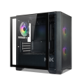 Vỏ Case MIK MORAX 3FA Black (m-ATX, Sẵn 3 fan ARGB, Max 5 fan, Rad 240)