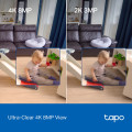 Camera AI WiFi An Ninh Gia Đình TP-Link Tapo C260 (4K 8MP, Xoay 360°, Tích Hợp Loa Và Mic, Nhận Diện Khuôn Mặt)