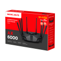 Router WiFi 6 Mercusys MR90X (AX3000, 8 luồng, 2 băng tần, Multi-Gig 2.5Gbps)