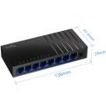 Switch 8 Port Cudy GS108D Gigabit Umanaged (Vỏ nhựa)