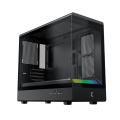 Vỏ Case Xigmatek Pura ML Black - EN48463 (m-ATX, No fan, Max 5 fan, Rad 360, ARGB LIGHTING BAR)