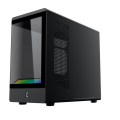 Vỏ Case Xigmatek Pura ML Black - EN48463 (m-ATX, No fan, Max 5 fan, Rad 360, ARGB LIGHTING BAR)