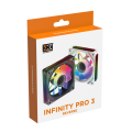 Fan Case Xigmatek Infinity Pro 3 Reverse ARGB 120mm Arctic - EN47787 (Fan ngược)