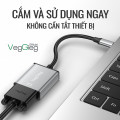 Đầu Chuyển Type-C 3.1 sang VGA Âm VegGieg V-Z916 (1920*1080/60Hz)