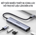 Bộ Chia USB Type-C Ra 4 Cổng USB 3.0 Vỏ Nhôm Ugreen 20841 Cao Cấp