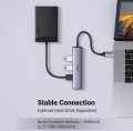 Bộ Chia USB Type-C Ra 4 Cổng USB 3.0 Vỏ Nhôm Ugreen 20841 Cao Cấp