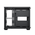 Vỏ case Xigmatek ALPHA PANO M Black - EN46193 (m-ATX, Kính cong, Chưa bao gồm fan, Max 9 fan, Rad 360)