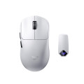 Chuột Gaming Không Dây AULA SC800 White (PAW3395, 37g siêu nhẹ, 3 mode, 26.000 DPI)
