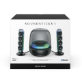 Loa BLuetooth Harman Kardon SoundSticks 5 Black (190W, Bluetooth 5.4, Auracast)