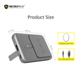 Pin sạc dự phòng không dây MicroPack POWER WAVE III WPB-1015M (Grey, WPB-1015M-GY)