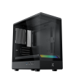Vỏ Case Xigmatek Pura MS Black - EN48487 (m-ATX, No fan, Max 3 fan, Rad 240, ARGB LIGHTING BAR)