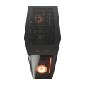 Vỏ case Cougar FV270 RGB Black (Mid Tower, E-ATX, Kính Cong, Sẵn 4 Fan ARGB, Max 9 fan, Rad 360, USB-C)