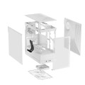 Vỏ Case Hyte Y40 White/White (ATX, Sẵn 2 Fan 120mm, Rad 360, Kèm Riser PCIe 4.0) (CS-HYTE-Y40-WW)