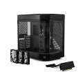 Vỏ Case Hyte Y60 Black (E-ATX, Sẵn 3 Fan 120mm, Rad 360, Kèm Cáp Riser PCIe 4.0) (CS-HYTE-Y60-B)