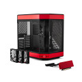 Vỏ Case Hyte Y60 Black/Red (E-ATX, Sẵn 3 Fan 120mm, Rad 360, Kèm Cáp Riser PCIe 4.0) (CS-HYTE-Y60-BW)