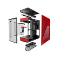 Vỏ Case Hyte Y60 Black/Red (E-ATX, Sẵn 3 Fan 120mm, Rad 360, Kèm Cáp Riser PCIe 4.0) (CS-HYTE-Y60-BW)