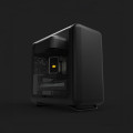 Vỏ Case Hyte X50 Pitch Black (E-ATX, No Fan, Max 10 Fan, Rad 360, USB-C 20Gbps) (CS-HYTE-X50G-BB)