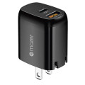 Củ Sạc Mazer SuperMINI 20W US Foldable M-GAN20US-V2-BK Black 
