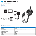 Cáp Sạc 3IN1 BLAUPUNKT BLC4100B (PD100W, Dài 1.2m, Type-C to USB-C, Lightning, Micro USB)