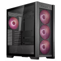 Vỏ Case Asus TUF Gaming GT302 ARGB Black (E-ATX, Sẵn 4 Fan ARGB, Max 7 Fan, Rad 360, USB-C 20Gbps)