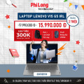 Laptop Lenovo V15 G5 IRL (83HF00BYVN) (Intel Core i5-13420H, Ram 16GB, SSD 512GB, Intel UHD Graphics, Màn Hình 15.6inch FullHD, Windows 11 Home, Màu Xám)