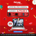 Laptop Dell Pro 14 Essential PV14250 71084490 (Intel Core 7-150U, RAM 16GB, SSD 512GB, VGA Intel Iris Xe Graphics, Màn Hình 14 inch FHD+, Windows 11, Bạc)