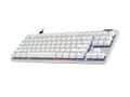 Bàn Phím Cơ Gaming Có Dây Logitech PRO X TKL RAPID White (920-013243) (Switch Analog từ tính, Rapid Trigger)