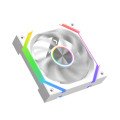 Fan Case Xigmatek Infinity Pro 6 ARGB 120mm Arctic (White) - EN49422 (Fan xuôi)