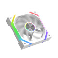 Fan Case Xigmatek Infinity Pro 6 Reverse ARGB 120mm Arctic (White) - EN49446 (Fan ngược)