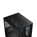 Vỏ case Xigmatek PANO M NANO 3IF Black - EN49347 (m-ATX, Sẵn 3 fan RGB, Max 7 fan, Rad 240)