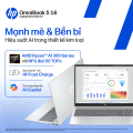 Laptop HP OmniBook 5 16-ag1069AU BZ7T1PA (AMD Ryzen AI 5 340, Ram 16 GB, SSD 512 GB, AMD Radeon 840M Graphics, Màn Hình 16 inch WUXGA, Windows 11 Home, Màu Bạc)