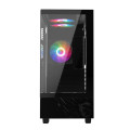 Vỏ Case MSI PAG PANO M110A Black (m-ATX, Sẵn 3 fan RGB, Max 7 fan, Rad 240)