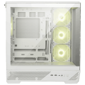 Vỏ Case MSI MAG PANO 130R PZ White (ATX, Sẵn 4 fan ARGB, Max 10 fan, Rad 360, USB-C)