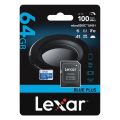 Thẻ nhớ microSDXC Lexar BLUE PLUS 64GB UHS-I 100MB/s, V10, A1 (LMSBLPL064G-BNANG)
