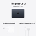 MacBook Air M5 (MDHE4SA/A) (Apple M5, 10 core CPU , 8 Core GPU, RAM 16GB, SSD 512GB, Màn Hình 13.6inch , Màu Midnight, Hàng Chính Hãng)
